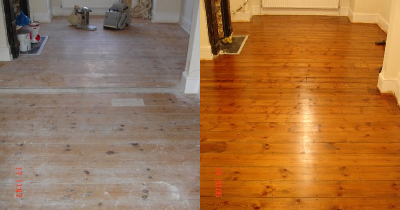 The Restoration of Unprotected Hardwood Flooring in London